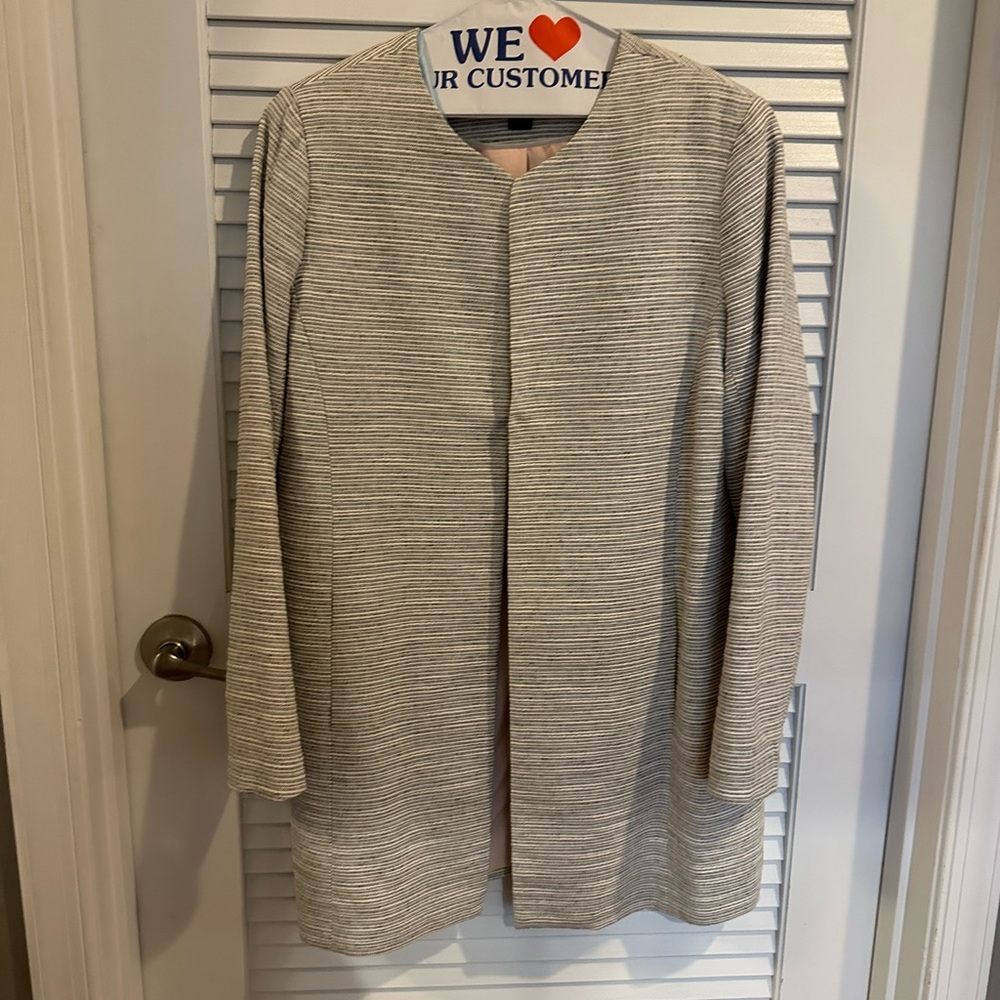Willi Smith Gray Blazer with Streamlined Silhouette